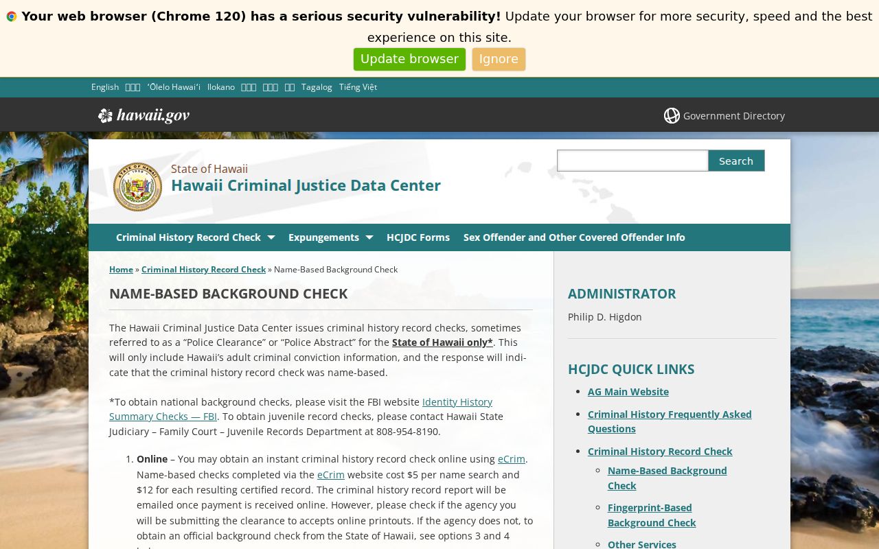 East Honolulu resident lookup official name-based records page
